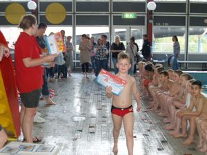 En daar is hij dan, zwemdiploma A.