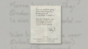 rouwadvertentie Drs. P